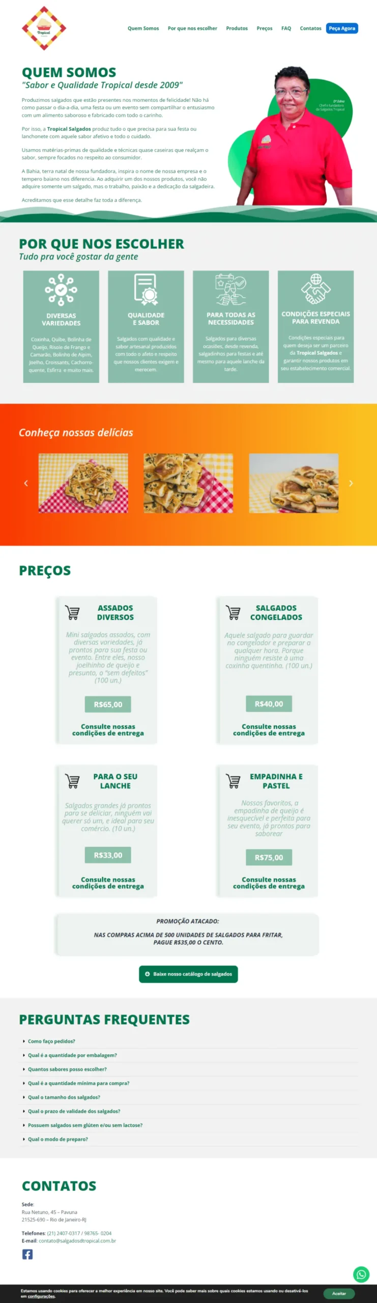 Home - William Web 2025 22 Catálogo digital integrado ao WhatsApp para Delivery