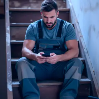 profissional frustrado sem clientes 1